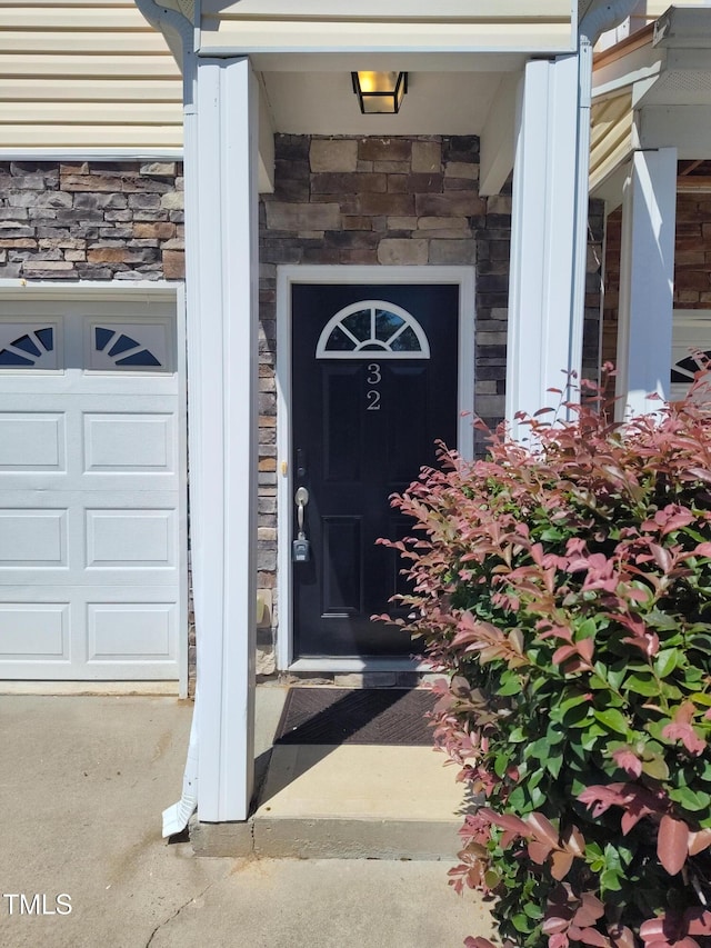 650 Ganyard Farm Way Unit 32, Durham, NC 27703 - property entrance with stone siding