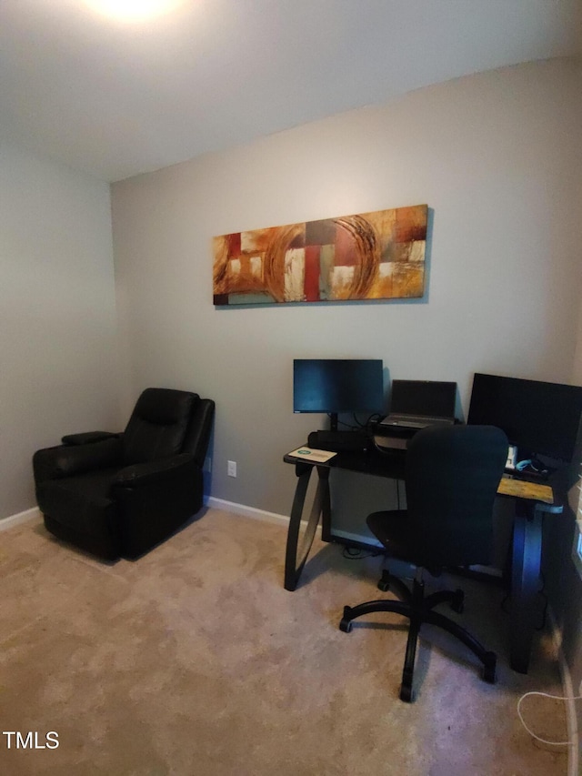 650 Ganyard Farm Way Unit 32, Durham, NC 27703 - office area with baseboards and carpet floors