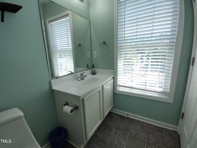 650 Ganyard Farm Way Unit 32, Durham, NC 27703 - half bath with vanity and tile patterned flooring