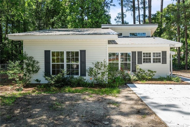 12741 Birchwood Cir, Laurinburg, NC 28352 - view of front of property featuring a metal roof