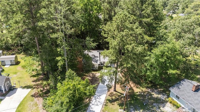 12741 Birchwood Cir, Laurinburg, NC 28352 - drone / aerial view of a forest