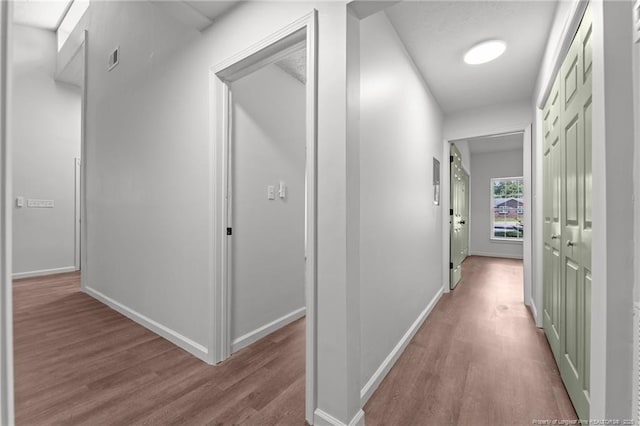 12741 Birchwood Cir, Laurinburg, NC 28352 - hallway with wood finished floors