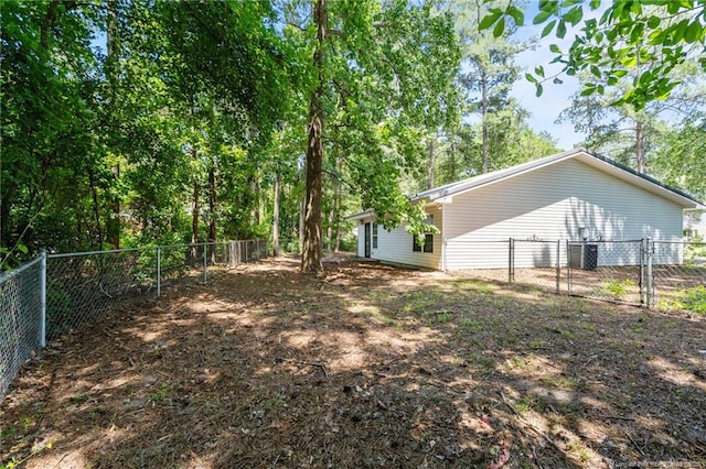 12741 Birchwood Cir, Laurinburg, NC 28352 - fenced backyard with a gate