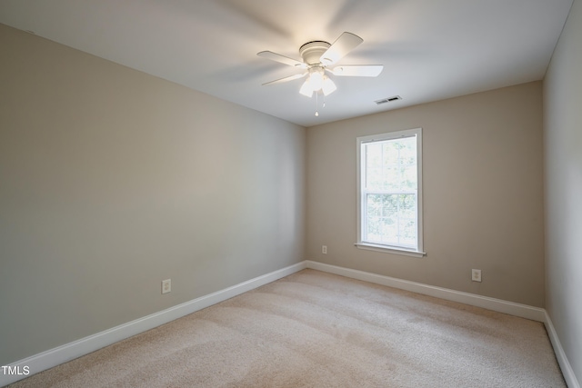 2430 Josephine Rd, Garner, NC 27529 - empty room with ceiling fan and light carpet