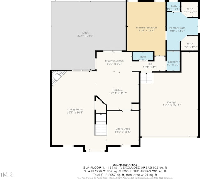 2430 Josephine Rd, Garner, NC 27529 - view of home floor plan
