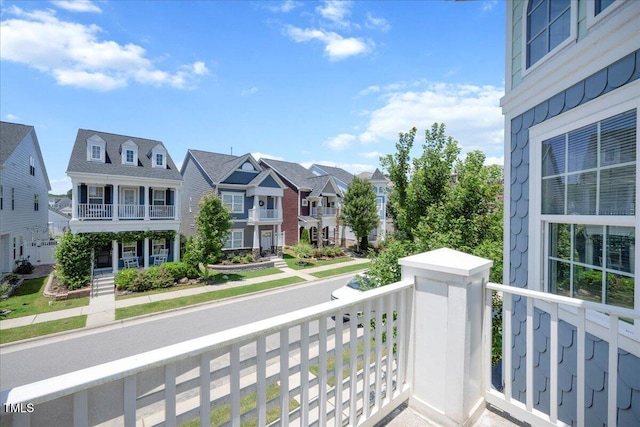 1125 Russet Ln, Apex, NC 27523 - balcony with a residential view