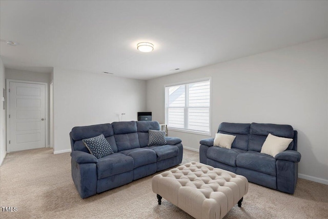 1125 Russet Ln, Apex, NC 27523 - living room featuring light carpet