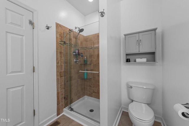 2813 Greenridge View Ln, Zebulon, NC 27597 - full bath with a stall shower and tile patterned flooring
