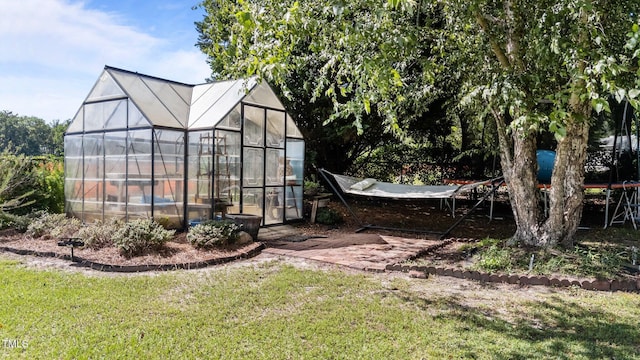 2813 Greenridge View Ln, Zebulon, NC 27597 - view of greenhouse with a lawn