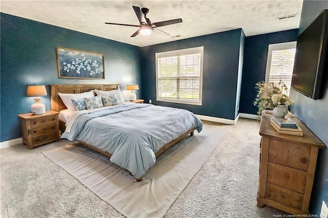 37 Annapolis Rd, Cameron, NC 28326 - carpeted bedroom featuring multiple windows and a ceiling fan