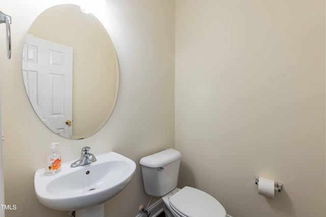 418 Byrams Ford Dr, Cary, NC 27513 - bathroom featuring a sink and toilet