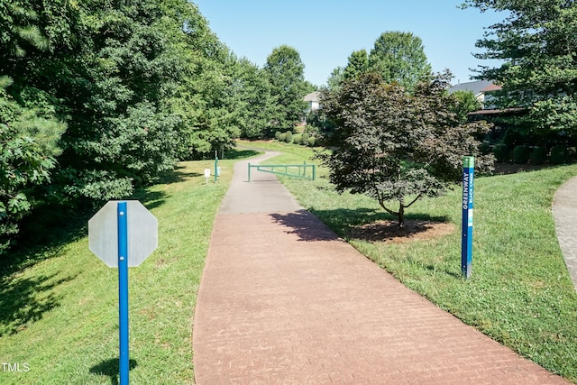 418 Byrams Ford Dr, Cary, NC 27513 - view of property's community featuring a yard