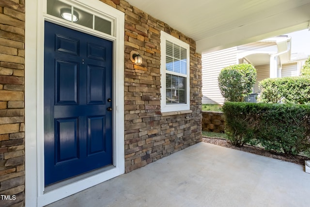 418 Byrams Ford Dr, Cary, NC 27513 - entrance to property featuring covered porch