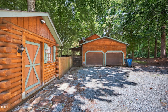 3263 S Jim Minor Rd, Haw River, NC 27258 - garage with driveway