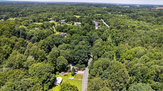 3263 S Jim Minor Rd, Haw River, NC 27258 - aerial view of a heavily wooded area and a nearby body of water