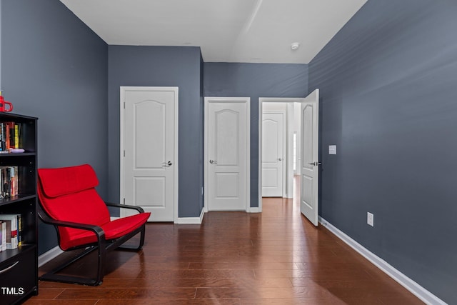 308 Sutton Glen Dr, Apex, NC 27523 - sitting room featuring wood finished floors and baseboards