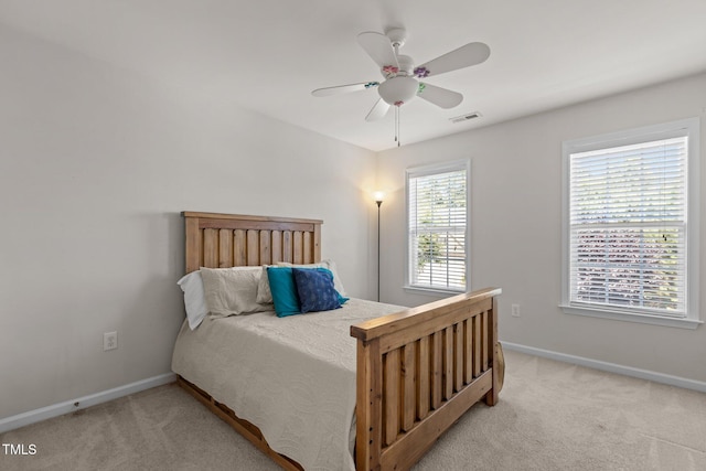 308 Sutton Glen Dr, Apex, NC 27523 - bedroom featuring carpet and a ceiling fan