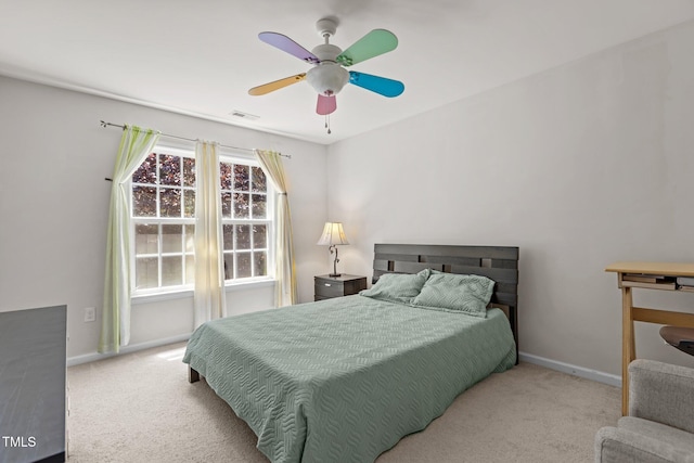 308 Sutton Glen Dr, Apex, NC 27523 - bedroom featuring carpet flooring and ceiling fan