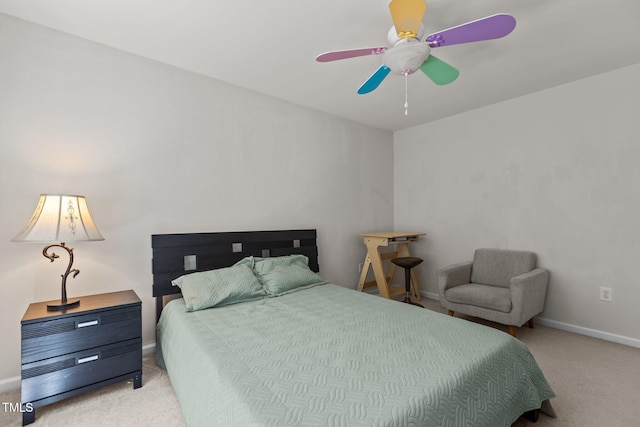 308 Sutton Glen Dr, Apex, NC 27523 - bedroom with carpet floors and a ceiling fan