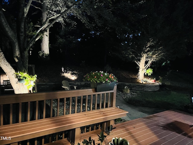 308 Sutton Glen Dr, Apex, NC 27523 - view of wooden deck