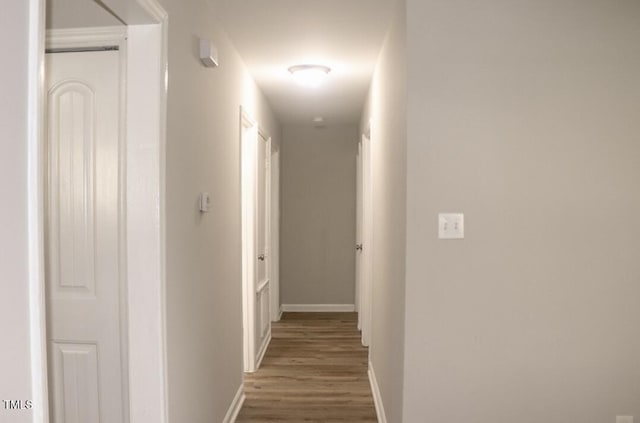 621 Reservoir St, Durham, NC 27703 - hall featuring baseboards and wood finished floors