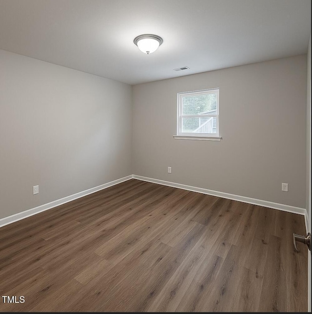 621 Reservoir St, Durham, NC 27703 - unfurnished room with dark wood finished floors