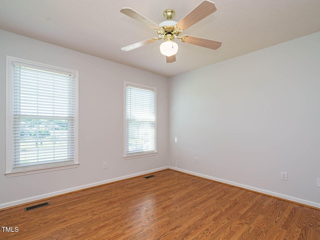 516 Yellow Berry, Wendell, NC 27591 - empty room featuring wood finished floors and a ceiling fan