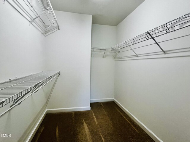 2069 White Pond Ct, Apex, NC 27523 - spacious closet featuring dark carpet