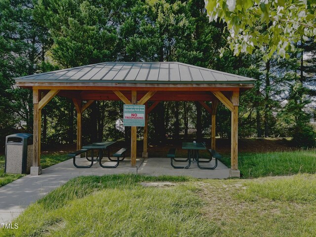 2069 White Pond Ct, Apex, NC 27523 - view of community featuring a gazebo