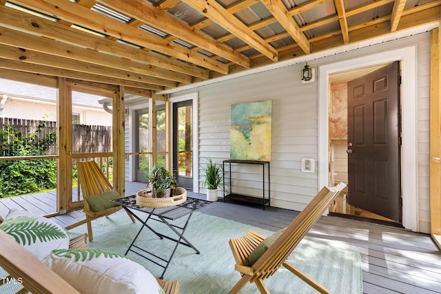 2804 Barmettler St, Raleigh, NC 27607 - view of sunroom / solarium