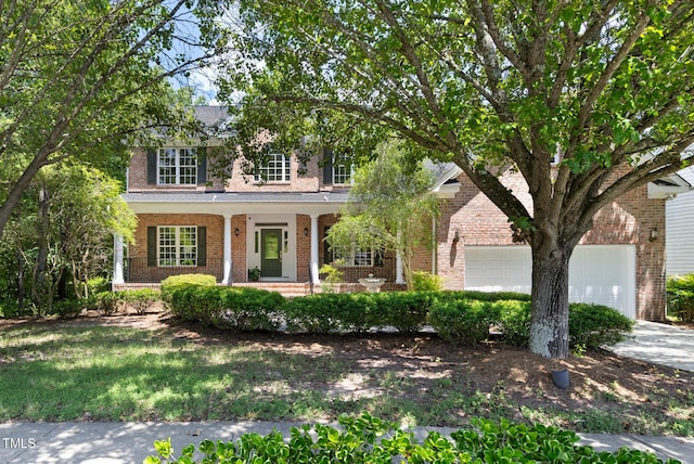 5106 Stockton Way, Durham, NC 27707 - view of front of property with brick siding and covered porch