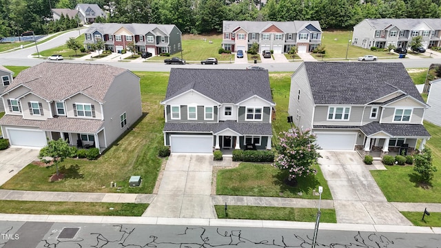2123 Scarlet Sage Dr, Durham, NC 27704 - aerial perspective of suburban area