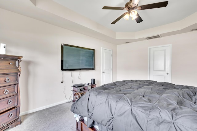 2123 Scarlet Sage Dr, Durham, NC 27704 - bedroom with carpet and ceiling fan