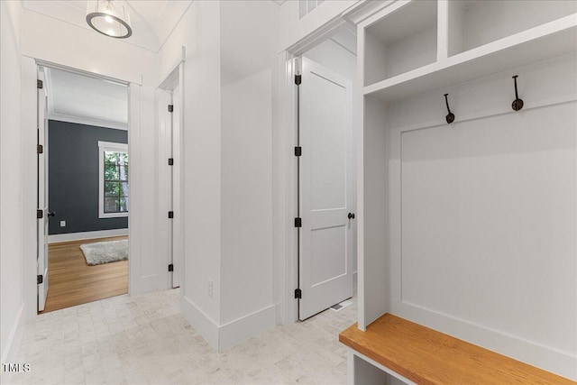 8420 Bells Lake Rd, Apex, NC 27539 - mudroom with baseboards