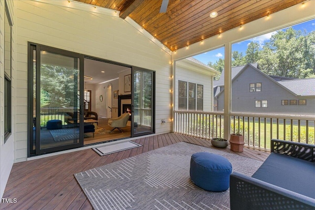 8420 Bells Lake Rd, Apex, NC 27539 - view of wooden deck