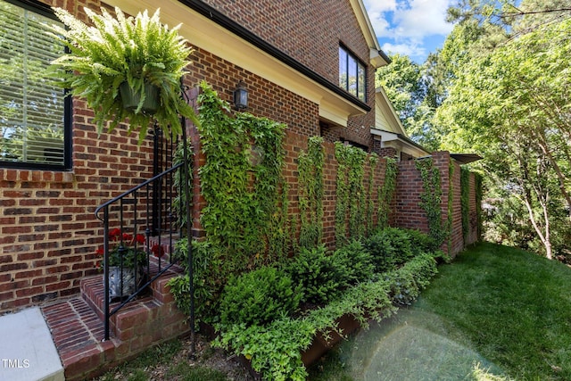 145 Cofield Cir, Durham, NC 27707 - view of property exterior featuring brick siding