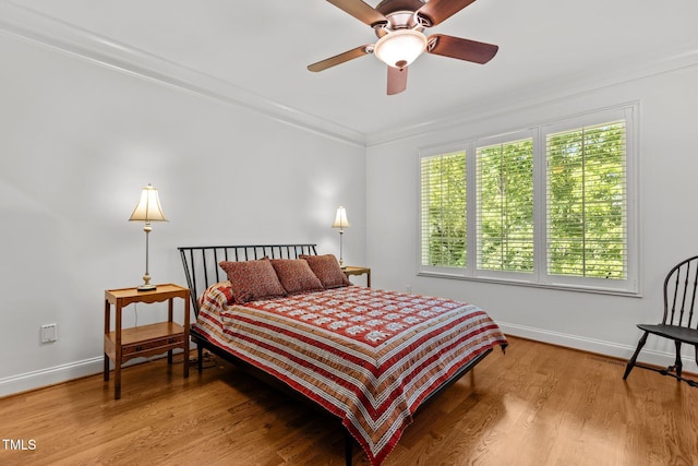 145 Cofield Cir, Durham, NC 27707 - bedroom featuring light wood-style flooring and crown molding