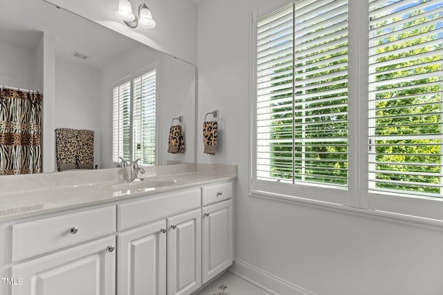 145 Cofield Cir, Durham, NC 27707 - full bath with vanity and baseboards