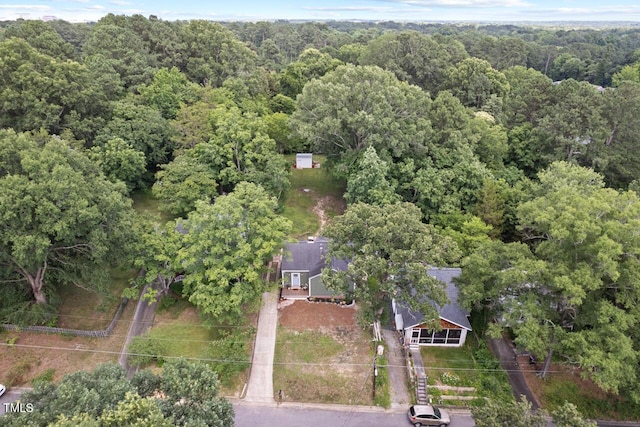 2410 Huron St, Durham, NC 27707 - drone / aerial view of a forest