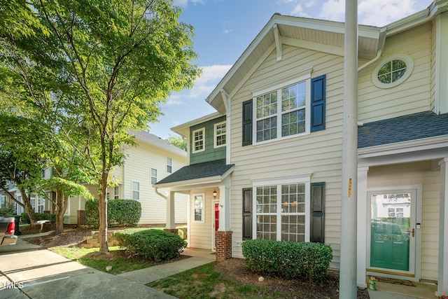 2261 Plum Frost Dr, Raleigh, NC 27603 - view of front of home featuring roof with shingles
