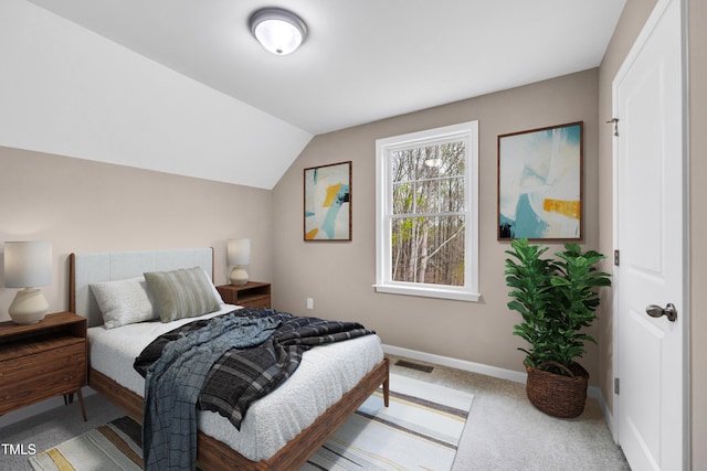 3041 Wesley Farm Ln, Sophia, NC 27350 - bedroom with carpet floors and vaulted ceiling