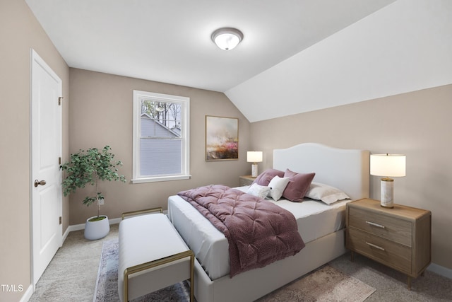 3041 Wesley Farm Ln, Sophia, NC 27350 - bedroom featuring light carpet and vaulted ceiling