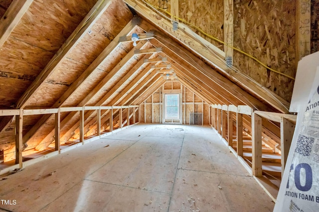 3041 Wesley Farm Ln, Sophia, NC 27350 - view of unfinished attic