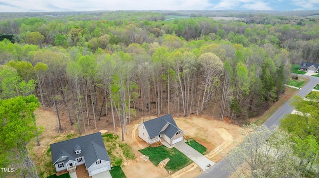 3041 Wesley Farm Ln, Sophia, NC 27350 - view of subject property with a heavily wooded area