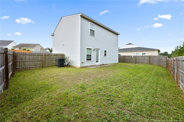 534 Jernigan St, Fayetteville, NC 28306 - rear view of property with a fenced backyard