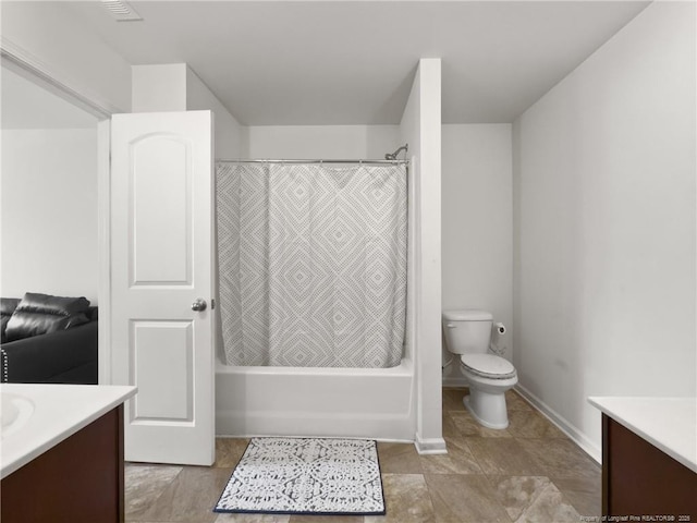 534 Jernigan St, Fayetteville, NC 28306 - full bathroom with vanity and shower / bathtub combination with curtain