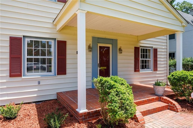 103 Stedman St, Fayetteville, NC 28305 - doorway to property featuring a porch