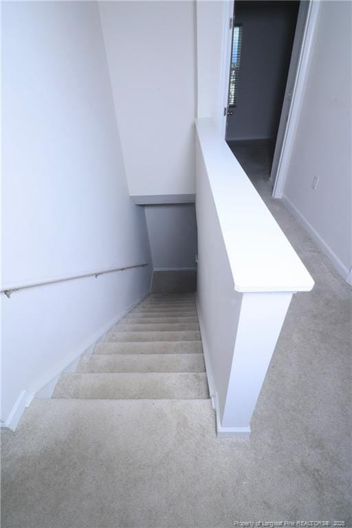96 Cutty Way, Lillington, NC 27546 - stairs with carpet floors and baseboards