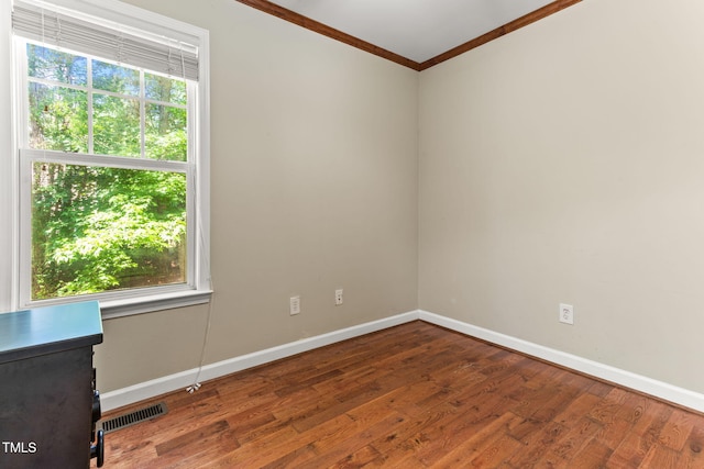 2555 Winding Creek Ln, Franklinton, NC 27525 - empty room with crown molding and wood finished floors