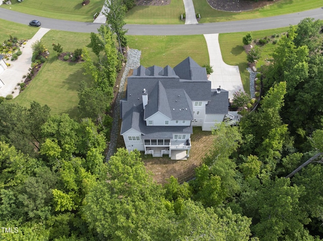 175 Stonecrest Way, Pittsboro, NC 27312 - view from above of property with a tree filled landscape